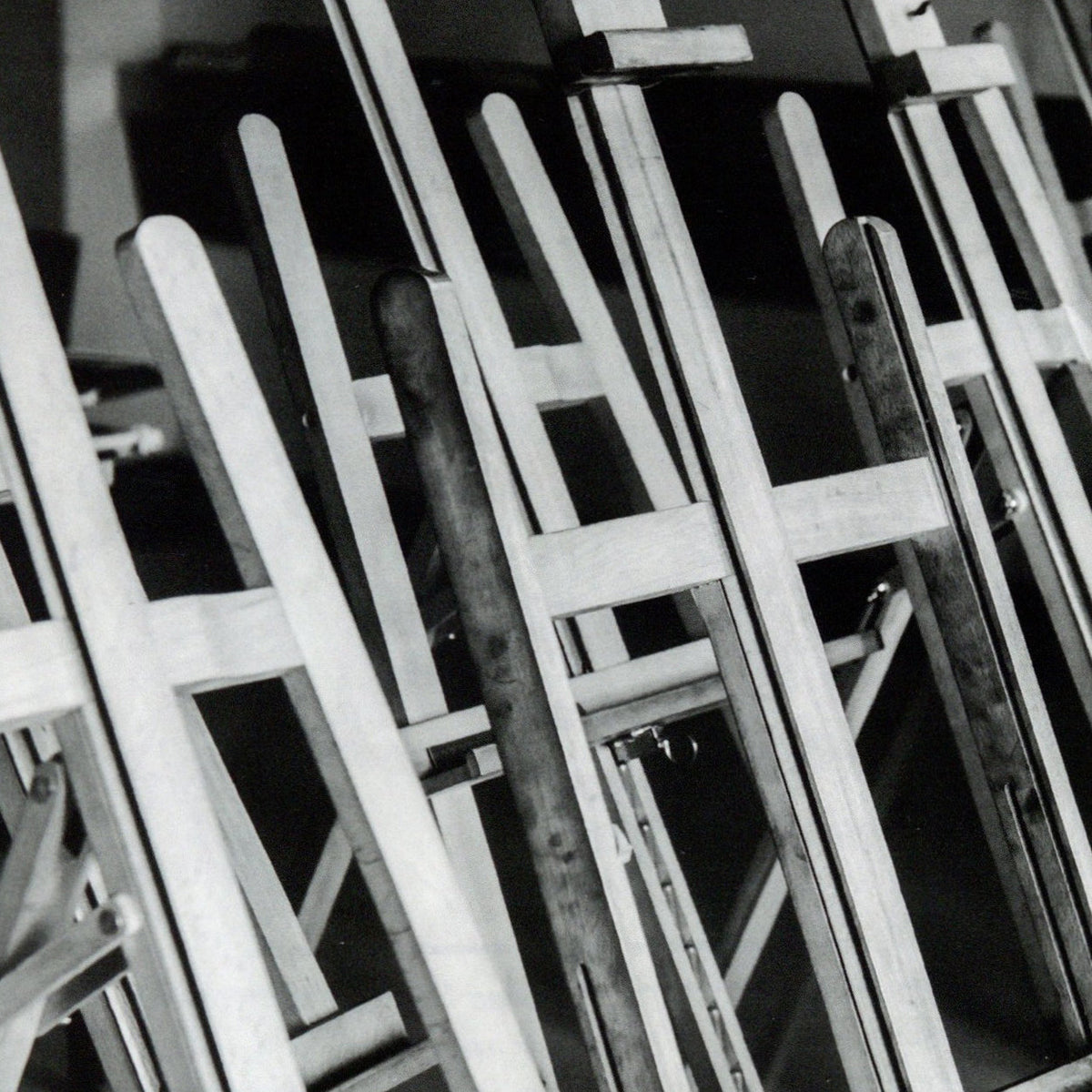 Artist studio furniture easels and art equipment