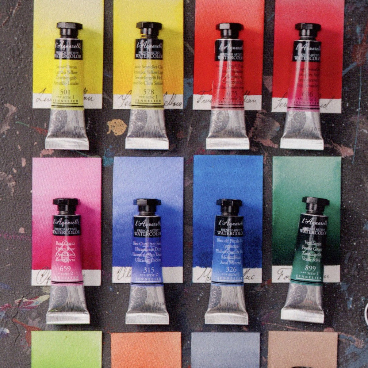 Sennelier artist watercolour paints