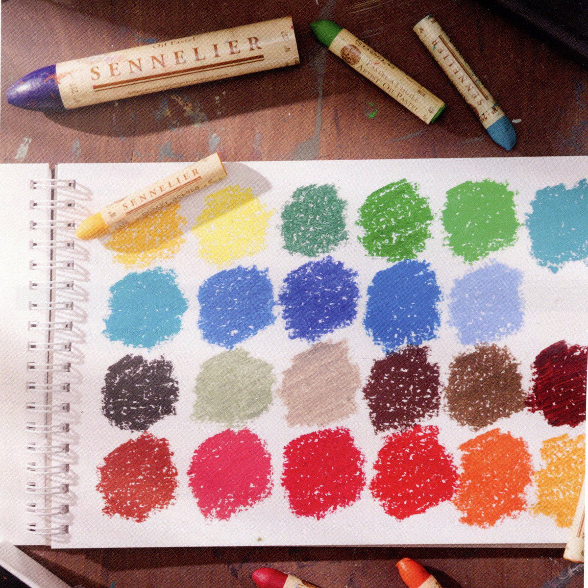 Professional oil pastels for artists